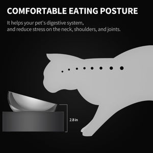[Deal] PETKIT Cat Bowls with Stand Tilted