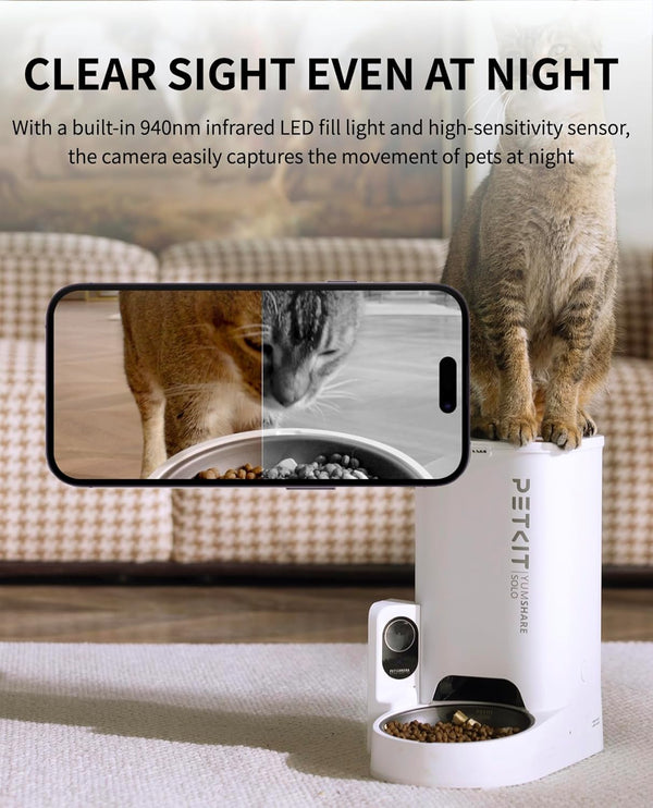 PETKIT YumShare Solo Automatic Feeder with Camera