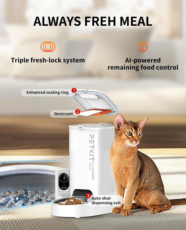 PETKIT YumShare Solo Automatic Feeder with Camera