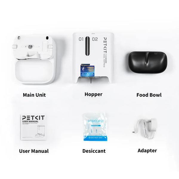 PETKIT YumShare Dual-hopper 2 Automatic Feeder with Camera