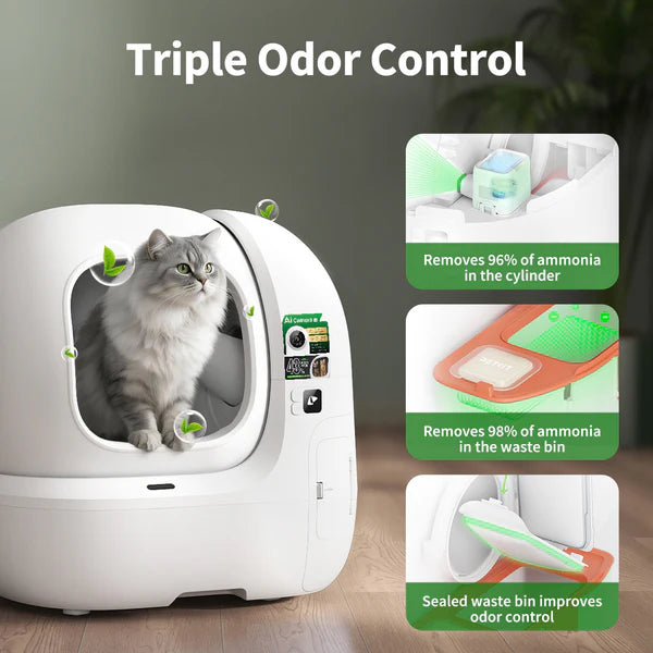 PETKIT PUROBOT MAX PRO 2 Self Cleaning Cat Litter Tray with AI Camera
